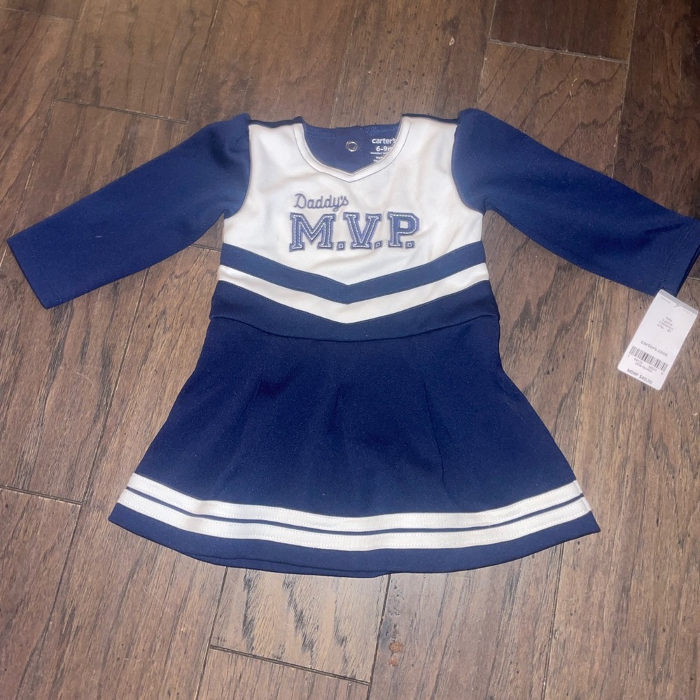 Carter's Blue and White Dance Costume Cheerleader Style